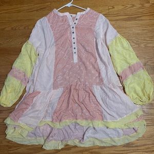 Swim suit cover/ Flowed dress